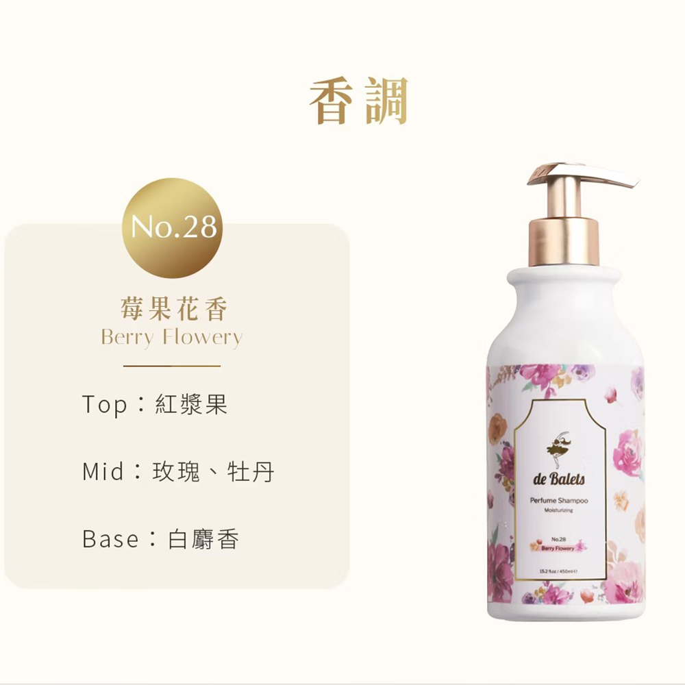 小粉 SPA香氛水潤養護洗髮精 莓果花香 450ml