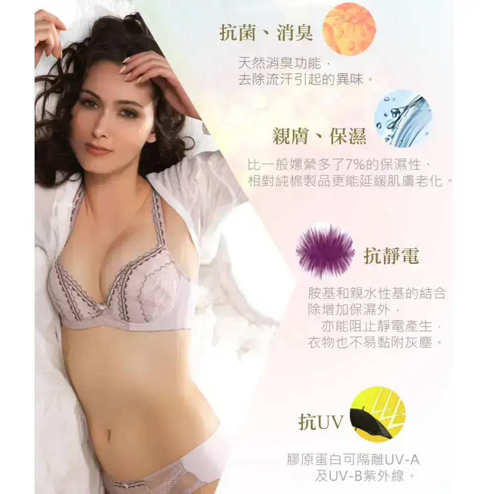 甜戀凡爾賽 膠原蛋白 水肌保養機能內衣BCDE罩杯(裸色)