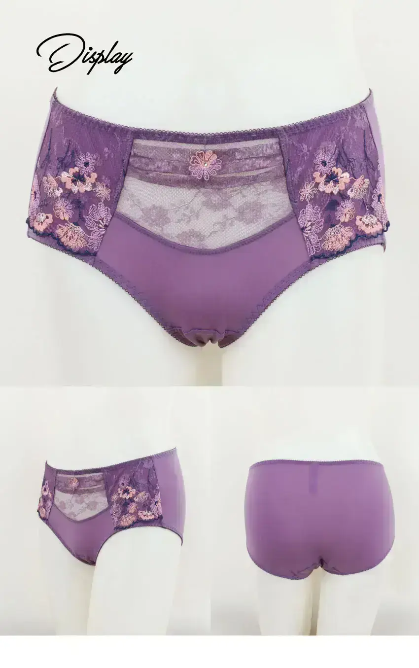 夢幻魔提・平口褲(紫繡球)