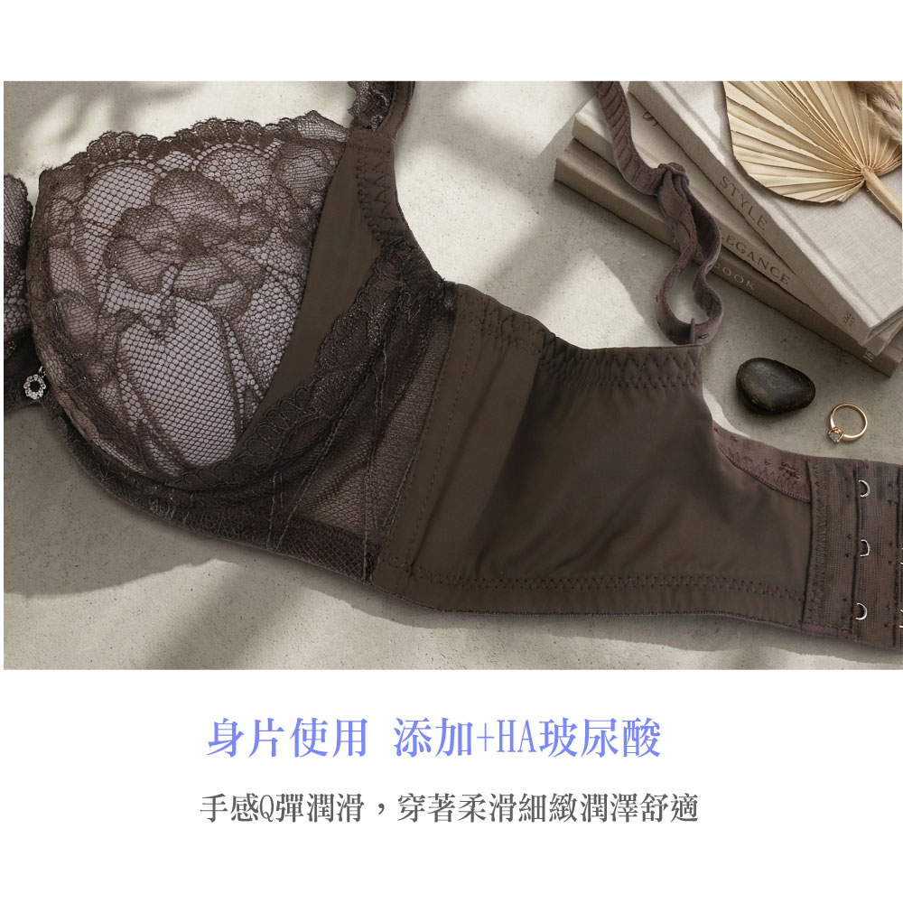 美波 玻尿酸 機能內衣BCDE罩杯(輕霧紫)