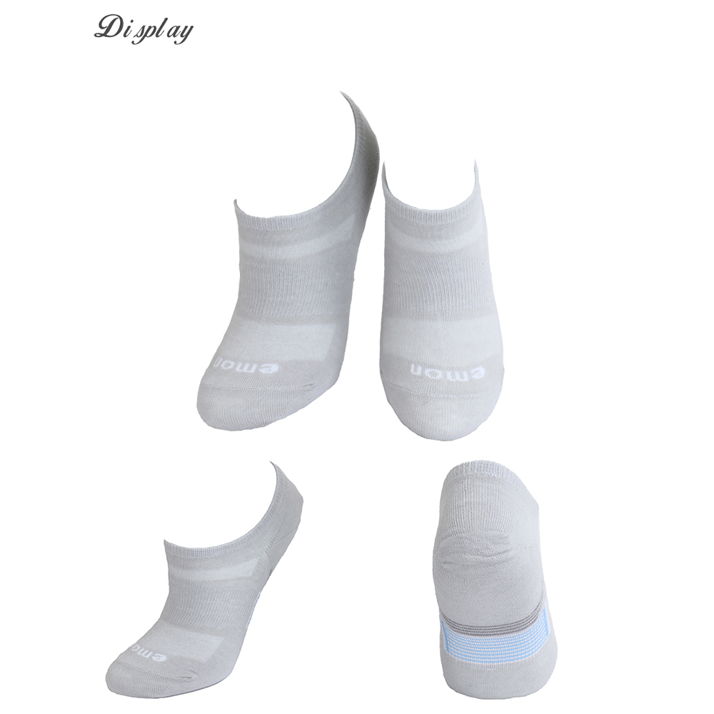 MIT台灣製 涼爽透氣 棉質隱形襪(灰)
