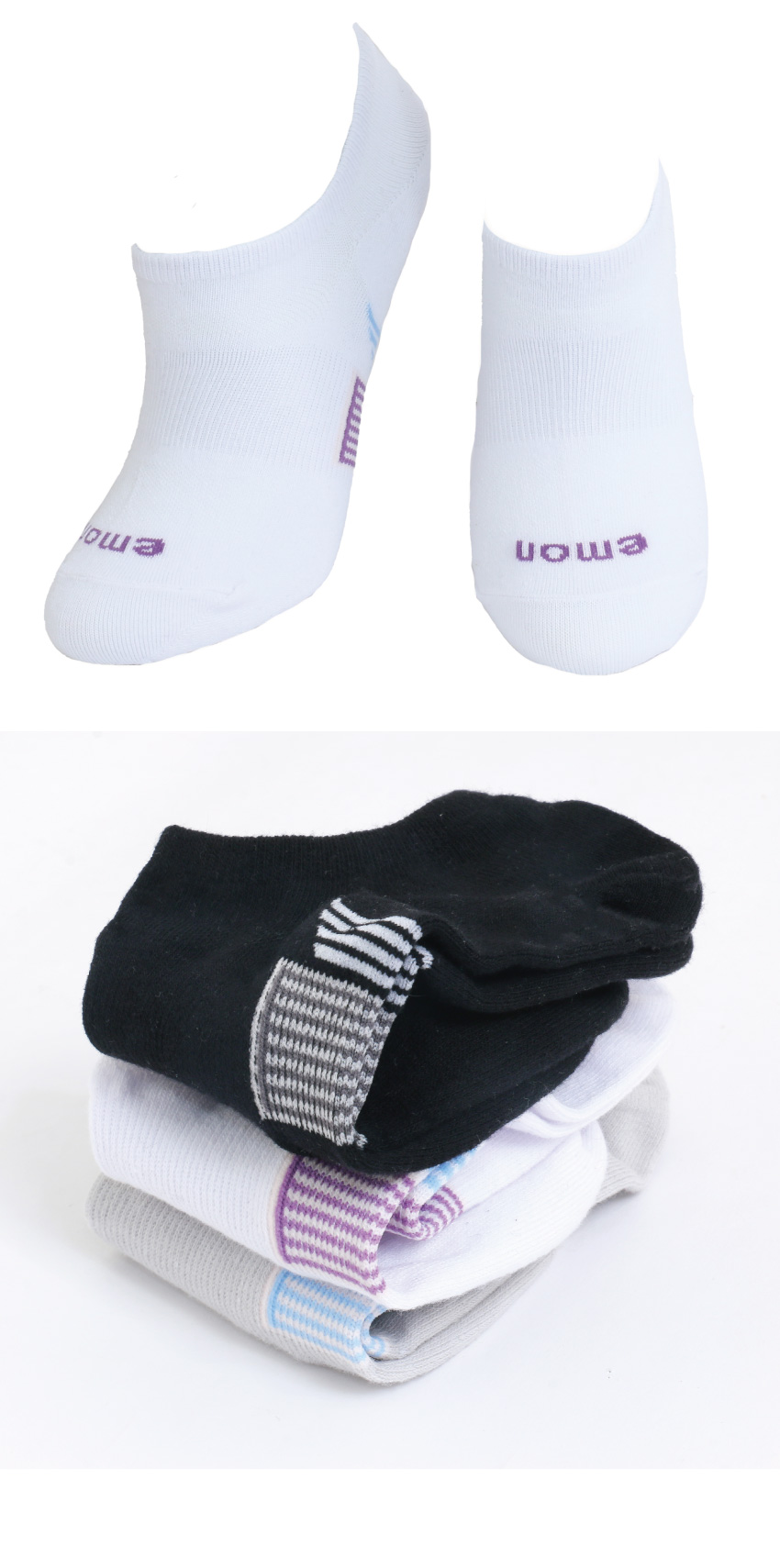 MIT台灣製 涼爽透氣 棉質隱形襪(白)