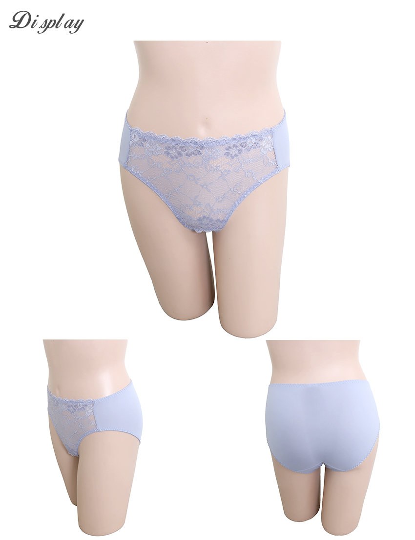 祕密花園．綻放 中腰三角褲(水紫色)