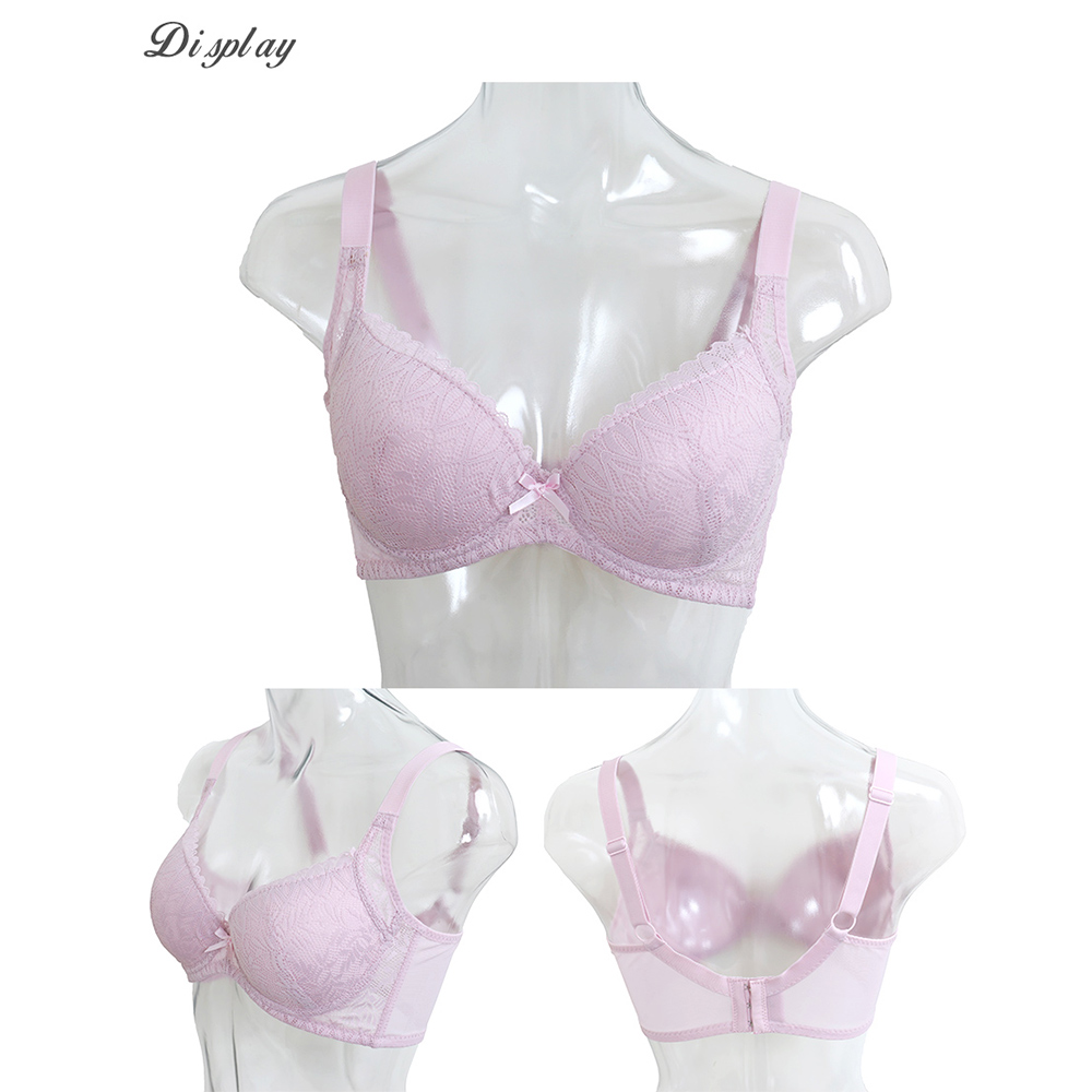 花漾 軟鋼圈 深V低脊心包覆機能型內衣C罩杯(粉)