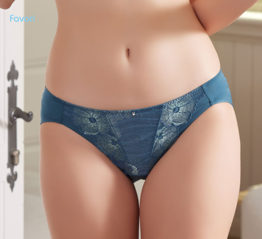 魔羽 奈米涼感 三角褲(花霧綠)