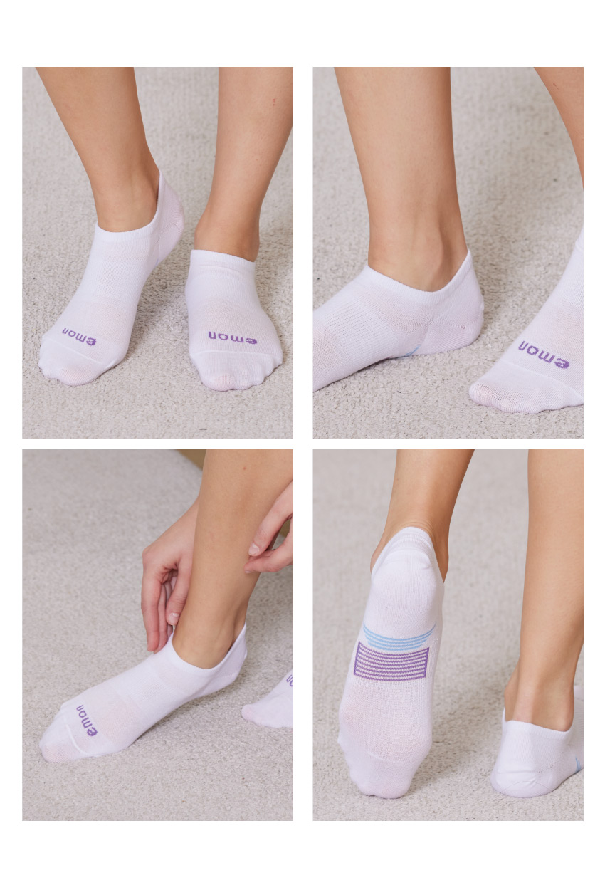 MIT台灣製 涼爽透氣 棉質隱形襪(白)