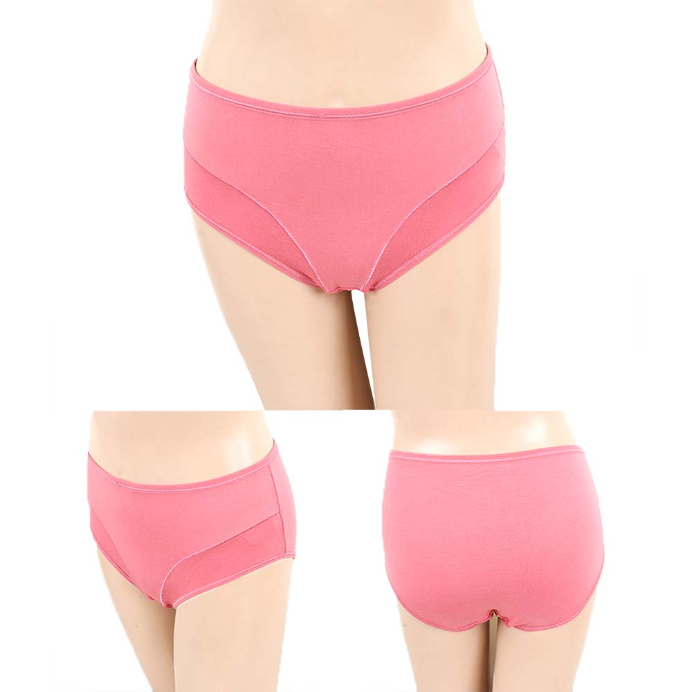 舒適親膚素面三角褲 3件組(隨機色)XL