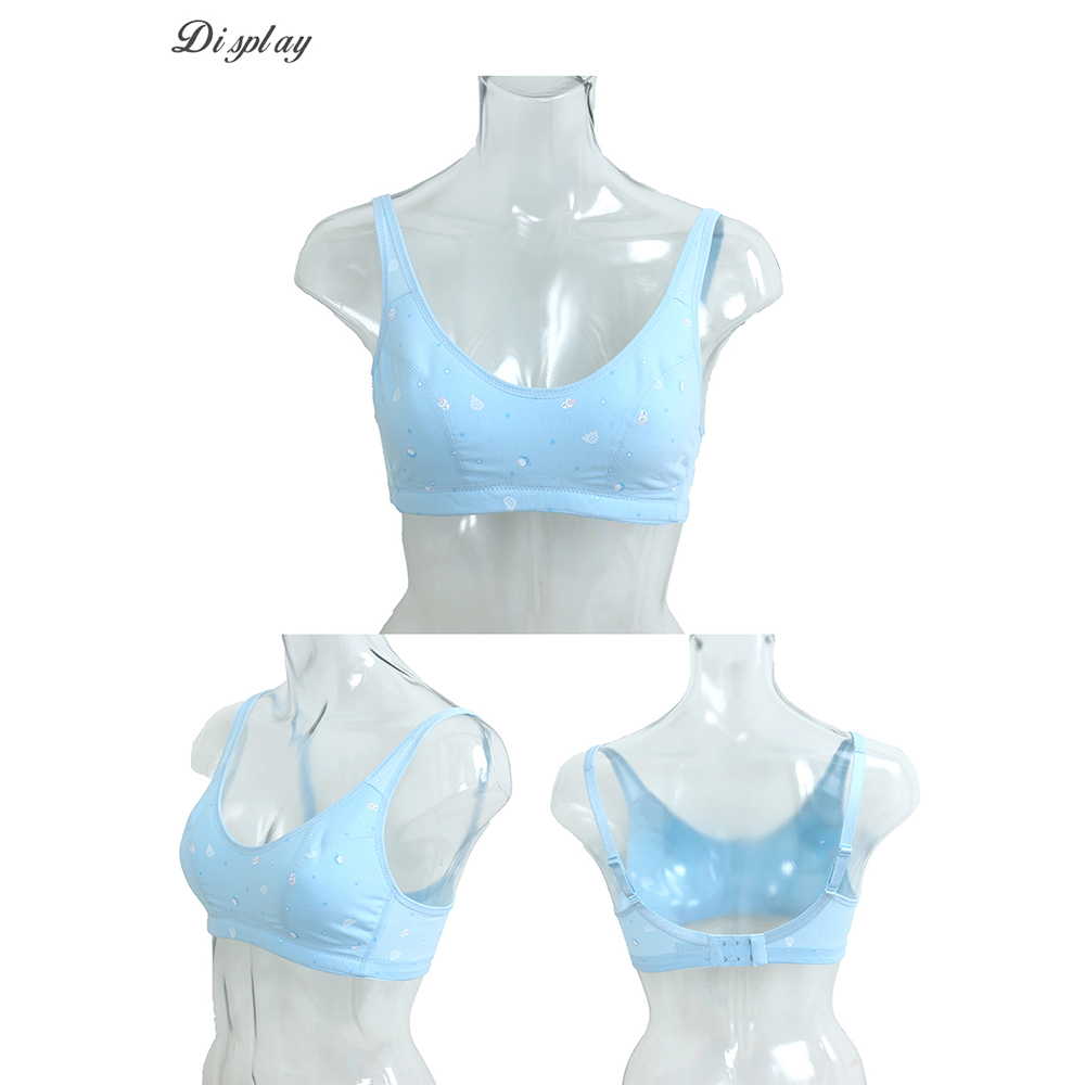 《台灣製》小企鵝。無鋼圈舒柔少女內衣(水)