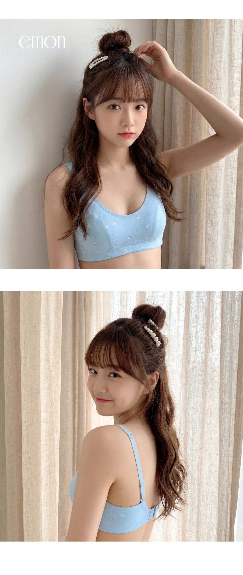 《台灣製》小企鵝。無鋼圈舒柔少女內衣(水)ABCD