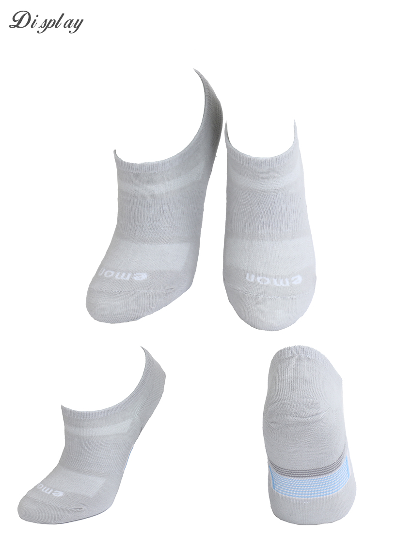 MIT台灣製 涼爽透氣 棉質隱形襪(灰)